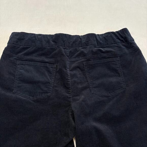 Coldwater Creek Pull On Shape Me Boot Cut Corduroy Pants Black Plus Size 20W - Picture 4 of 11